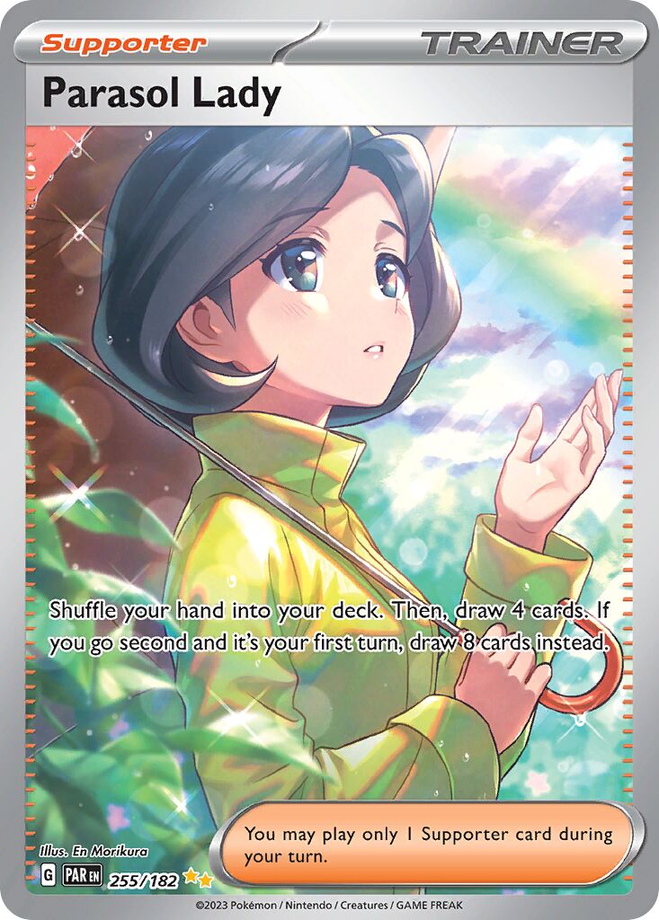 Parasol Lady - 255/182 - Special Illustration Rare (Inglés Foil NM)