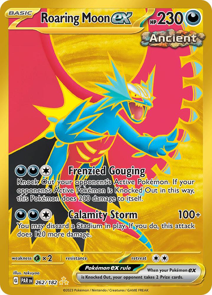 Roaring Moon ex - 262/182 - Hyper Rare (Inglés Foil NM)