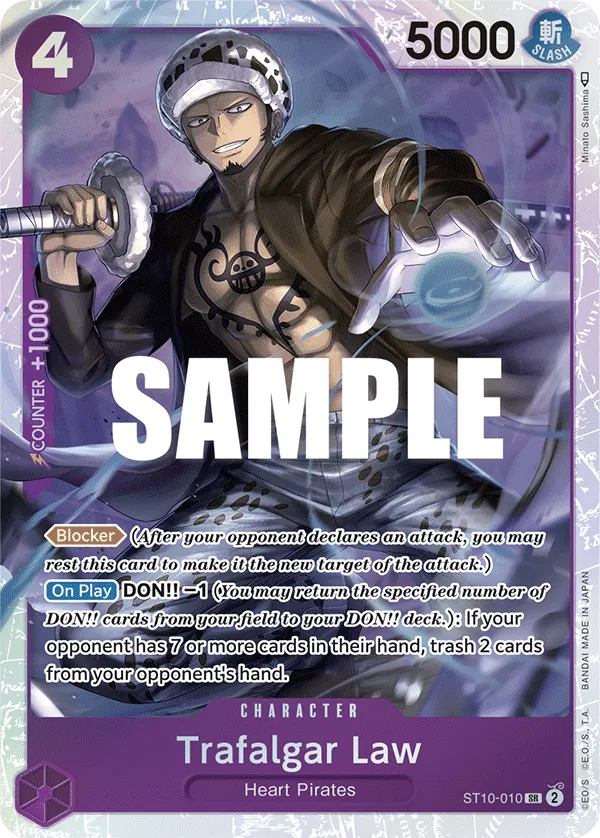 Trafalgar Law (010) - ST10-010 - Super Rare Foil (Inglés Foil NM)