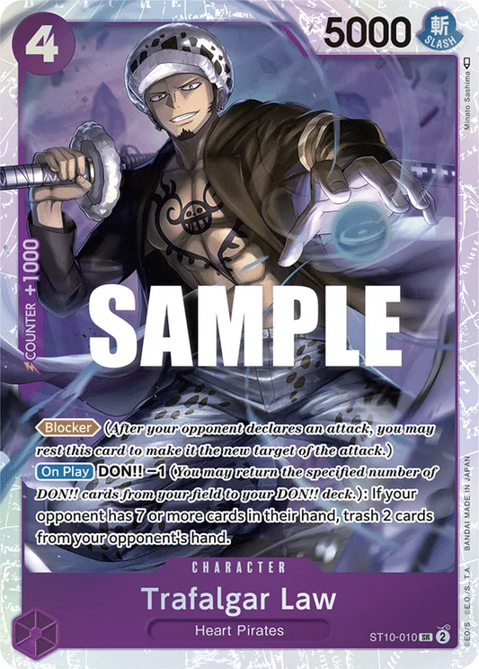 Trafalgar Law (010) - ST10-010 - Super Rare Foil (Inglés Foil NM)