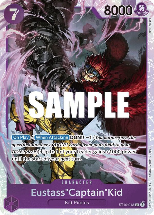 Eustass"Captain"Kid (013) - ST10-013 - Super Rare Foil (Inglés Foil NM)