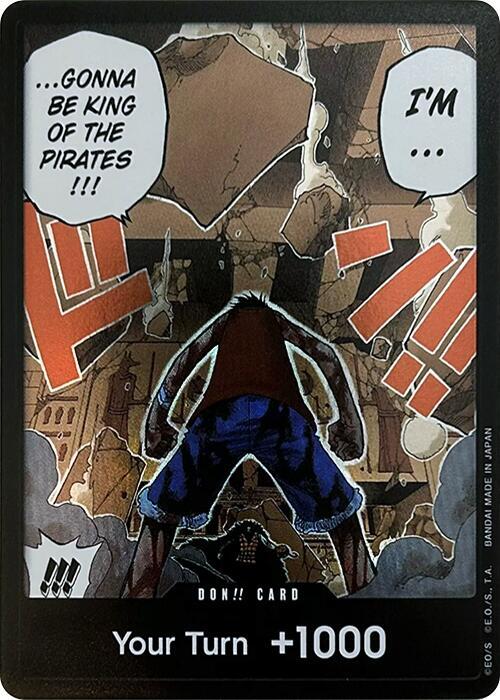 DON!! Card (Luffy vs. Crocodile) (Devil Fruits Collection Vol. 1) - One Piece Promotion Cards - DON!! Foil (Inglés Foil NM)
