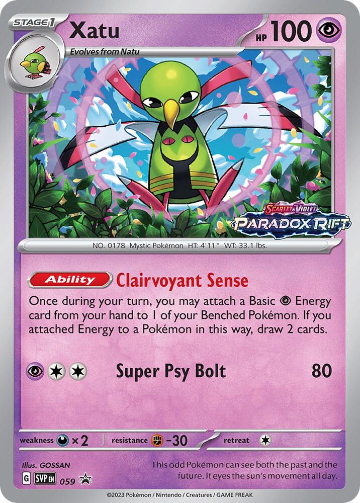 Xatu - 059 - Promo (Inglés Foil NM)