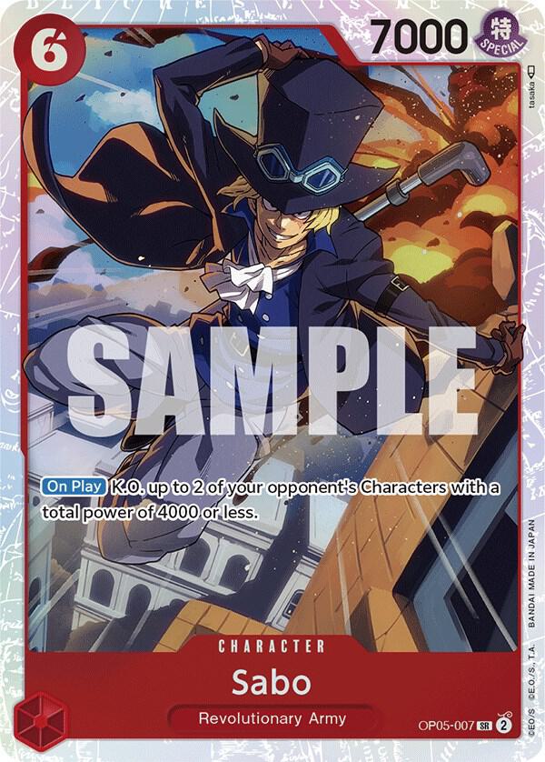 Sabo (007) - OP05-007 - Super Rare Foil (Inglés Foil NM)