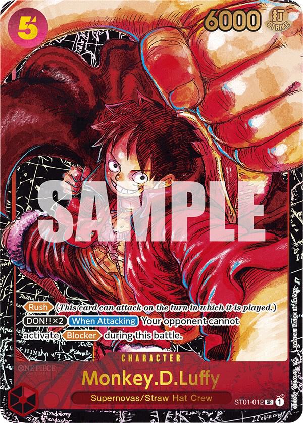 Monkey.D.Luffy (012) (Alternate Art) - ST01-012 - Special Card Foil (Inglés Foil NM)