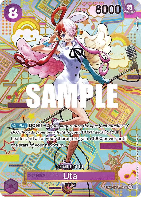 Uta (SP) - OP02-120 - Special Card Foil (Inglés Foil NM)