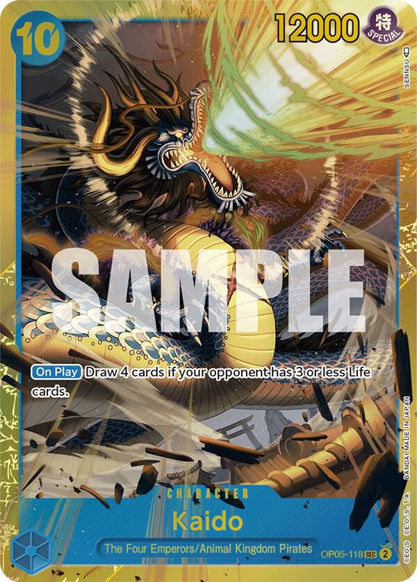 Kaido (118) - OP05-118 - Secret Rare Foil (Inglés Foil NM)