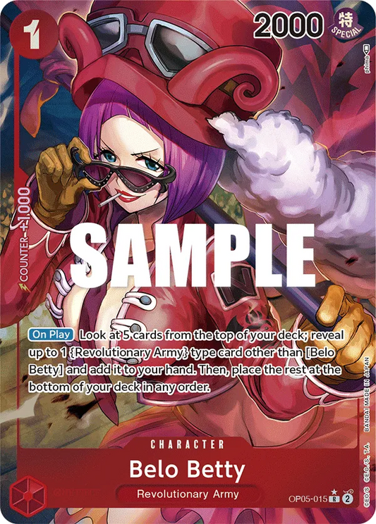 Belo Betty (015) (Alternate Art) - OP05-015 - Alternate Art Foil (Inglés Foil NM)