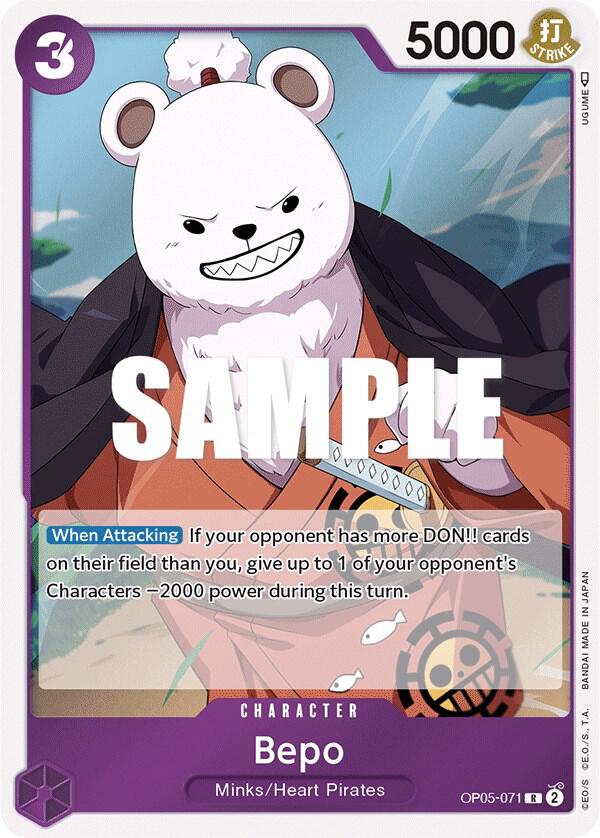Bepo - OP05-071 - Rare Foil (Inglés Foil NM)