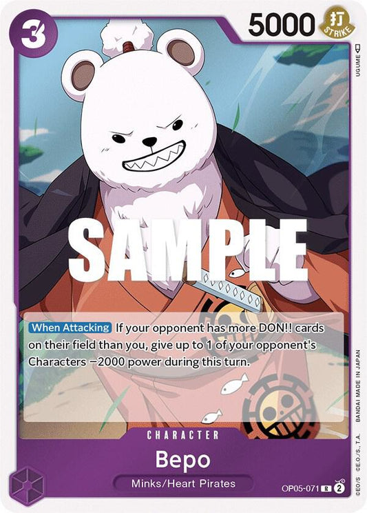 Bepo - OP05-071 - Rare Foil (Inglés Foil NM)