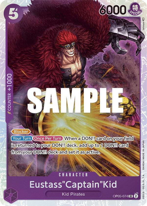 Eustass"Captain"Kid - OP05-074 - Super Rare Foil (Inglés Foil NM)