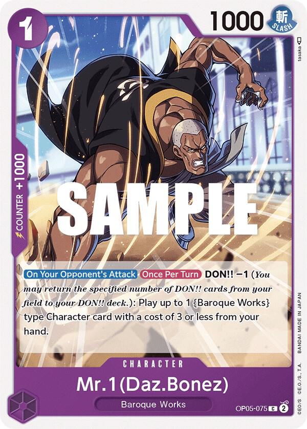 Mr.1 (Daz.Bonez) - OP05-075 - Common (Inglés NM)
