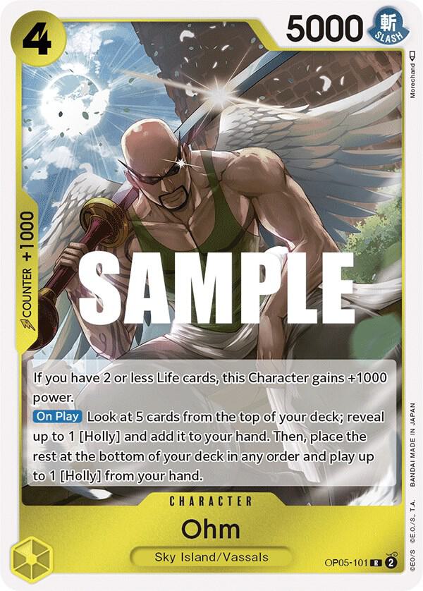 Ohm - OP05-101 - Rare Foil (Inglés Foil NM)
