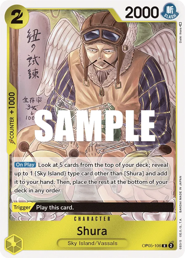 Shura - OP05-106 - Rare Foil (Inglés Foil NM)