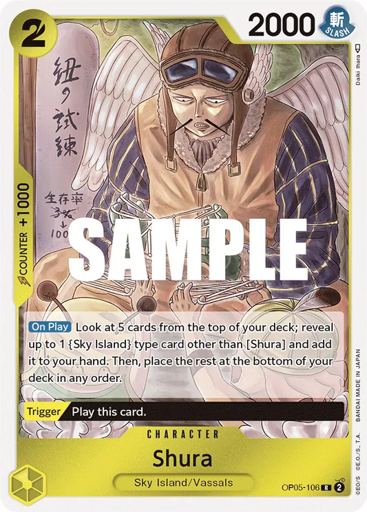 Shura - OP05-106 - Rare Foil (Inglés Foil NM)