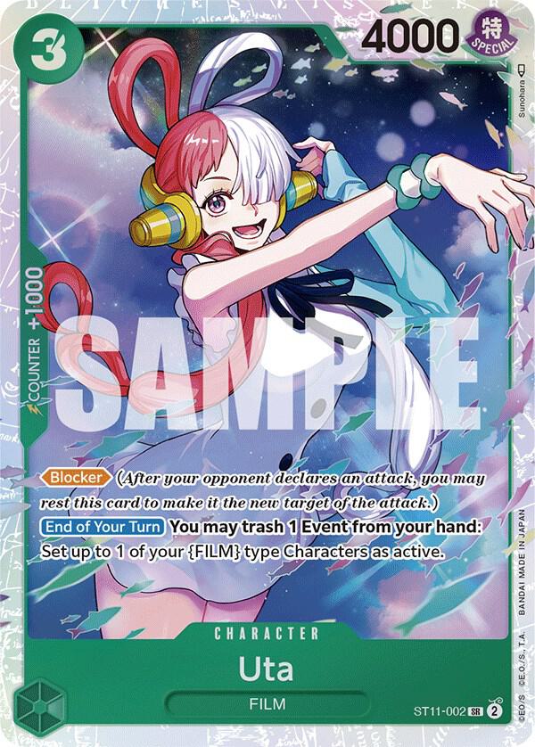 Uta (002) - ST11-002 - Super Rare Foil (Inglés Foil NM)