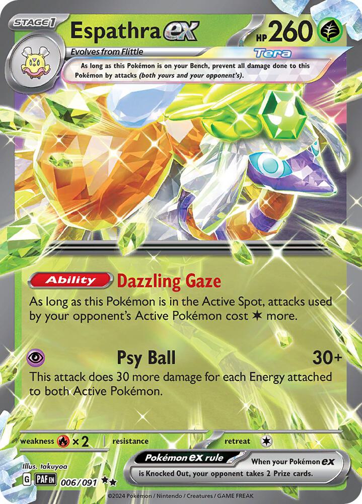 Espathra ex - 006/091 - Double Rare (Inglés Foil NM)