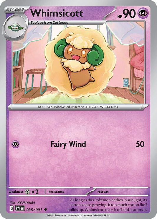 Whimsicott - 035/091 - Uncommon (Español NM)