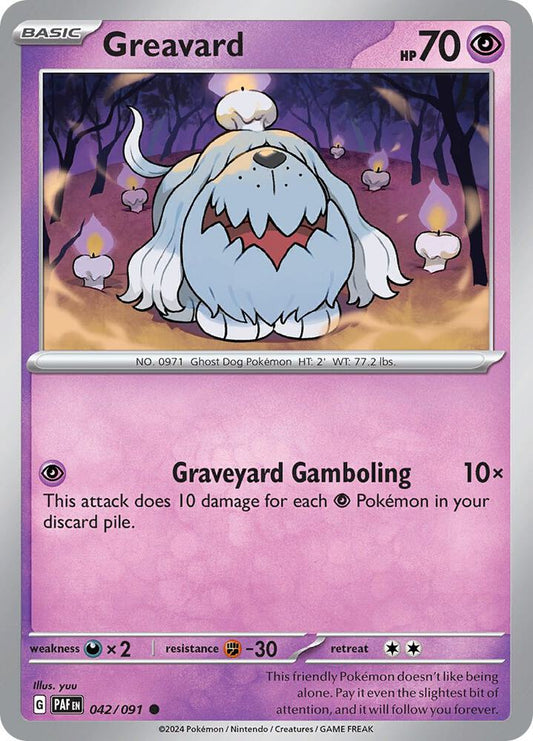 Greavard - 042/091 - Common (Español Reverse Holo NM)