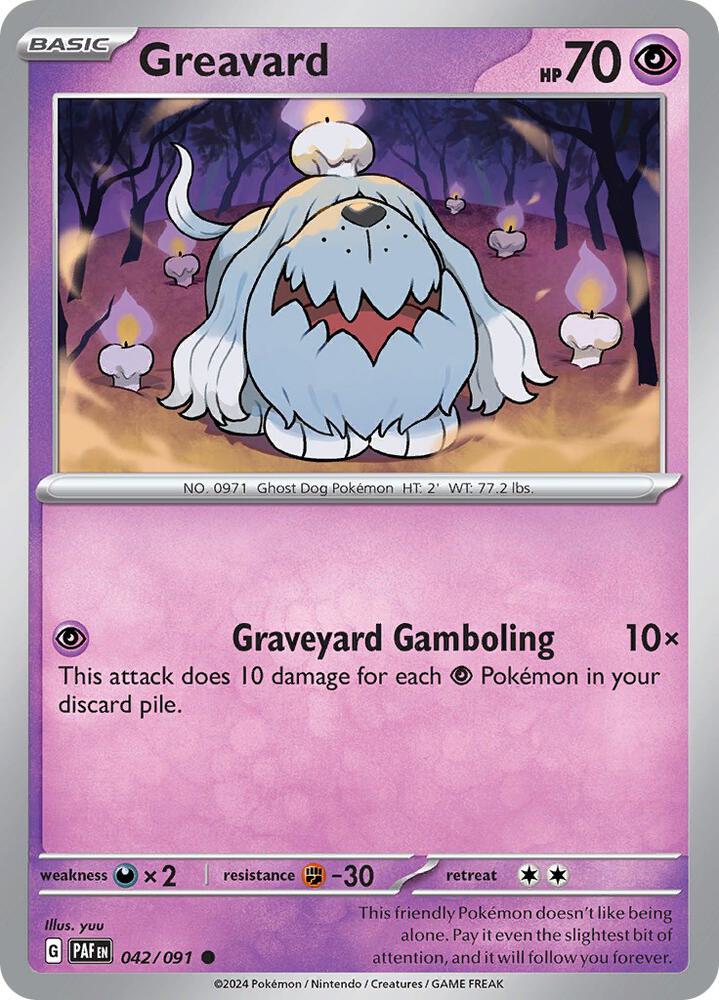Greavard - 042/091 - Common (Inglés Reverse Holo NM)