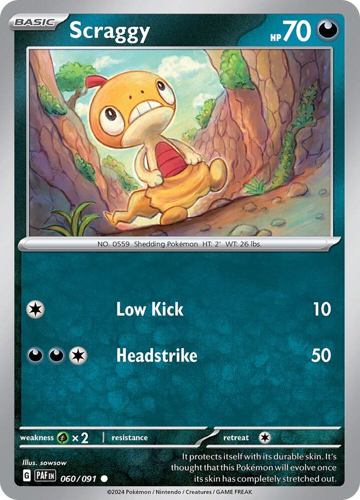 Scraggy - 060/091 - Common (Inglés NM)