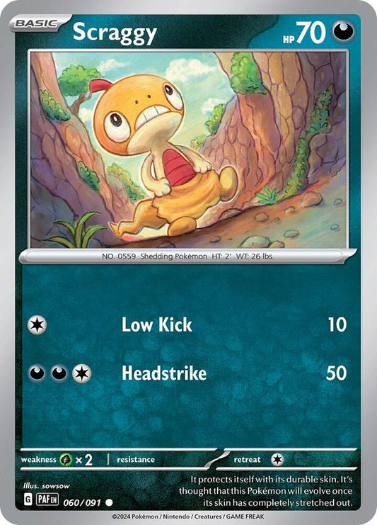 Scraggy - 060/091 - Common (Inglés NM)