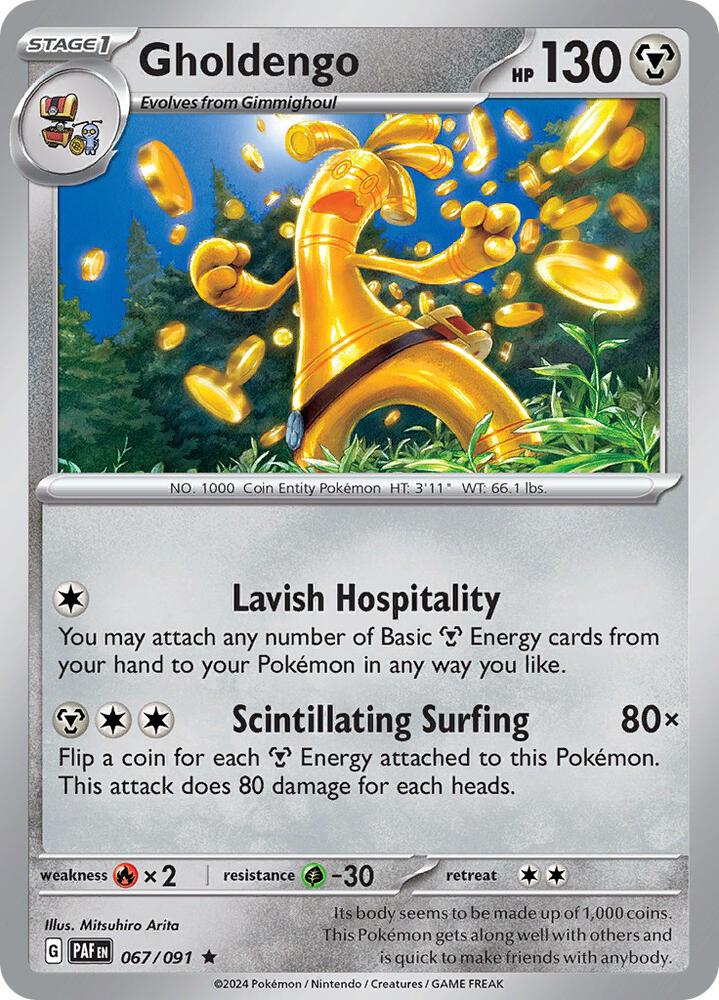 Gholdengo - 067/091 - Rare (Inglés Foil NM)