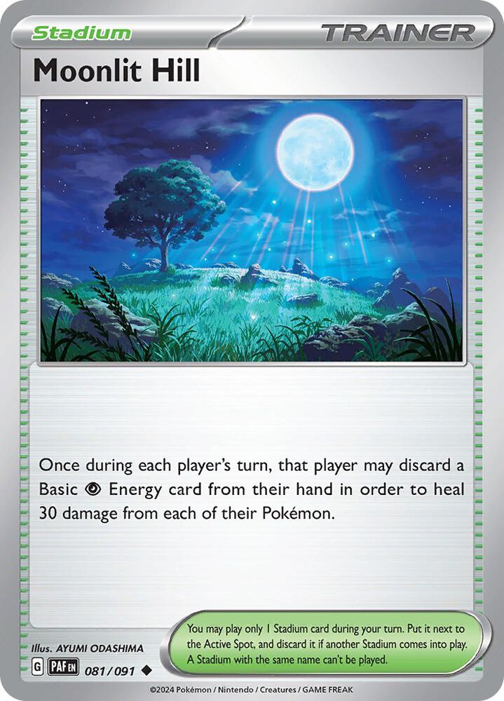 Moonlit Hill - 081/091 - Uncommon (Inglés NM)