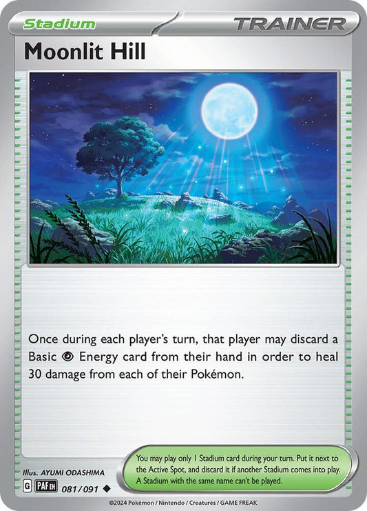 Moonlit Hill - 081/091 - Uncommon (Inglés NM)