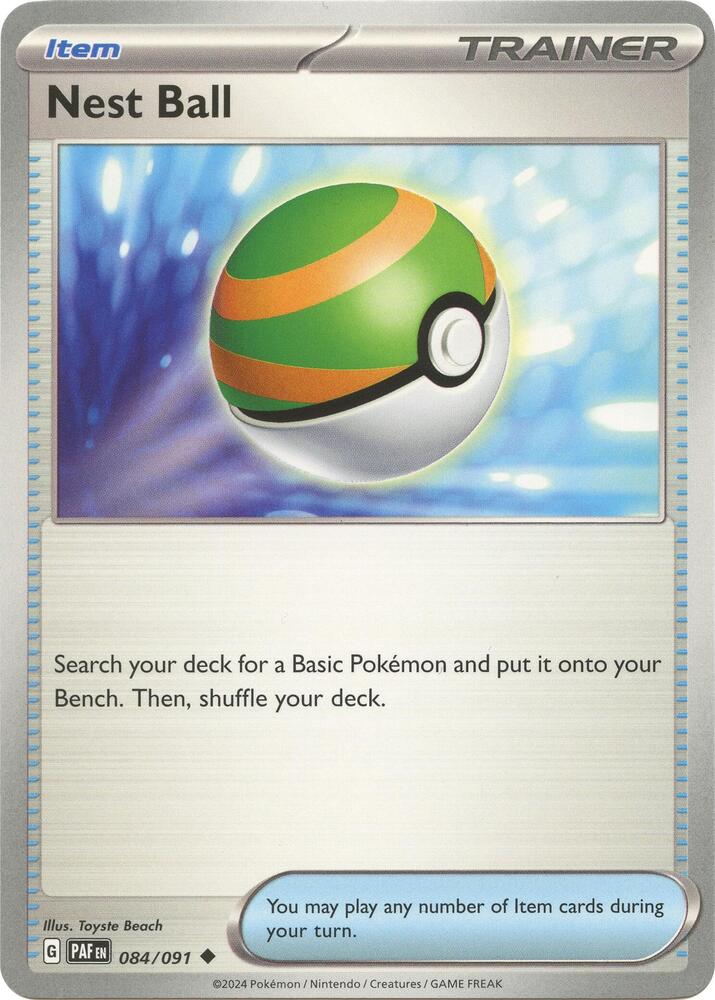 Nest Ball - 084/091 - Uncommon (Inglés NM)