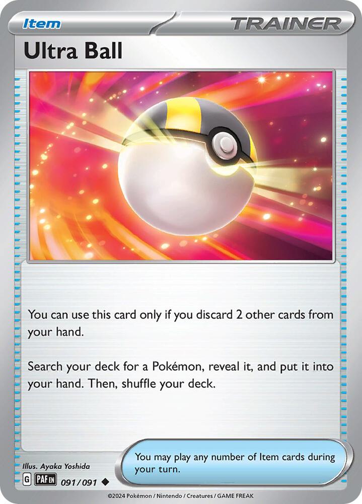Ultra Ball - 091/091 - Uncommon (Inglés Reverse Holo NM)