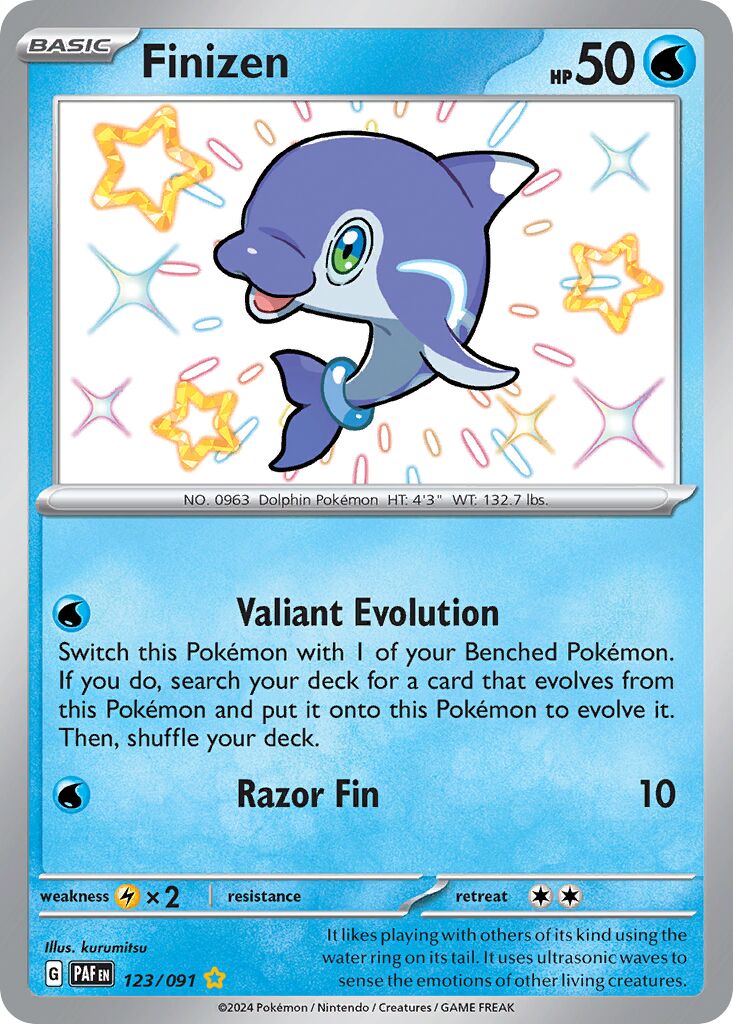 Finizen - 123/091 - Shiny Rare (Inglés Foil NM)