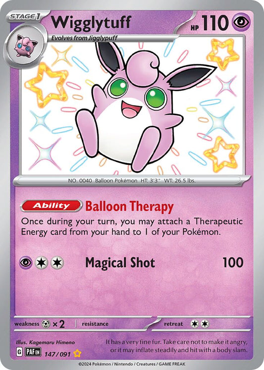Wigglytuff - 147/091 - Shiny Rare (Español Foil NM)