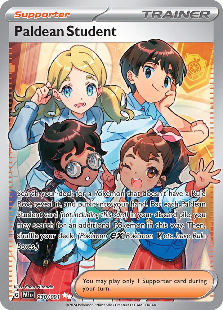 Paldean Student - 230/091 - Ultra Rare (Español Foil NM)