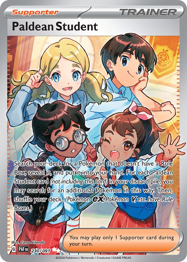 Paldean Student - 230/091 - Ultra Rare (Inglés Foil NM)