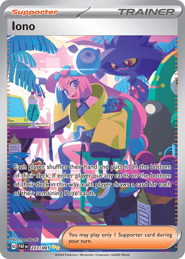 Iono - 237/091 - Special Illustration Rare (Inglés Foil NM)
