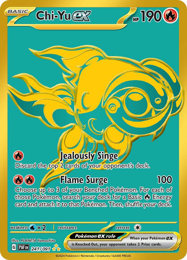 Chi-Yu ex - 241/091 - Hyper Rare (Inglés Foil NM)