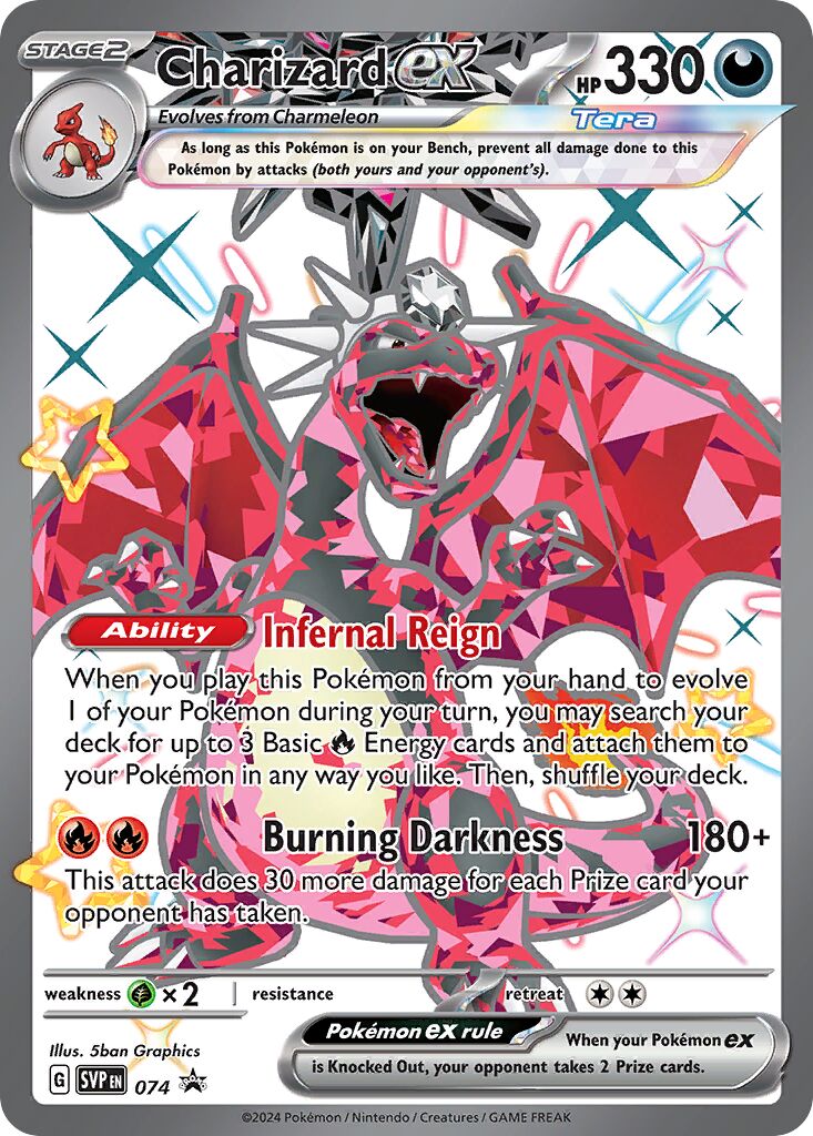 Charizard ex - 074 - Promo (Inglés Foil NM)