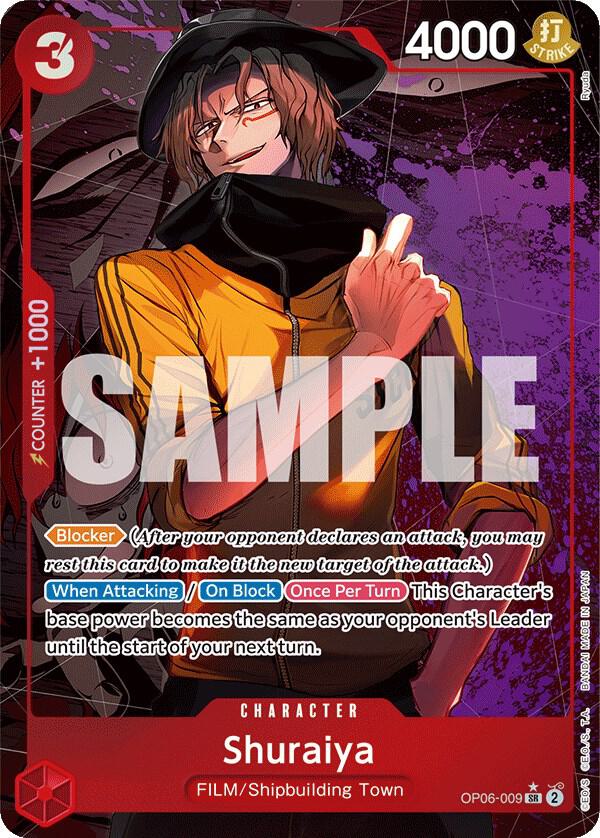 Shuraiya (Alternate Art) - OP06-009 - Alternate Art Foil (Inglés Foil NM)