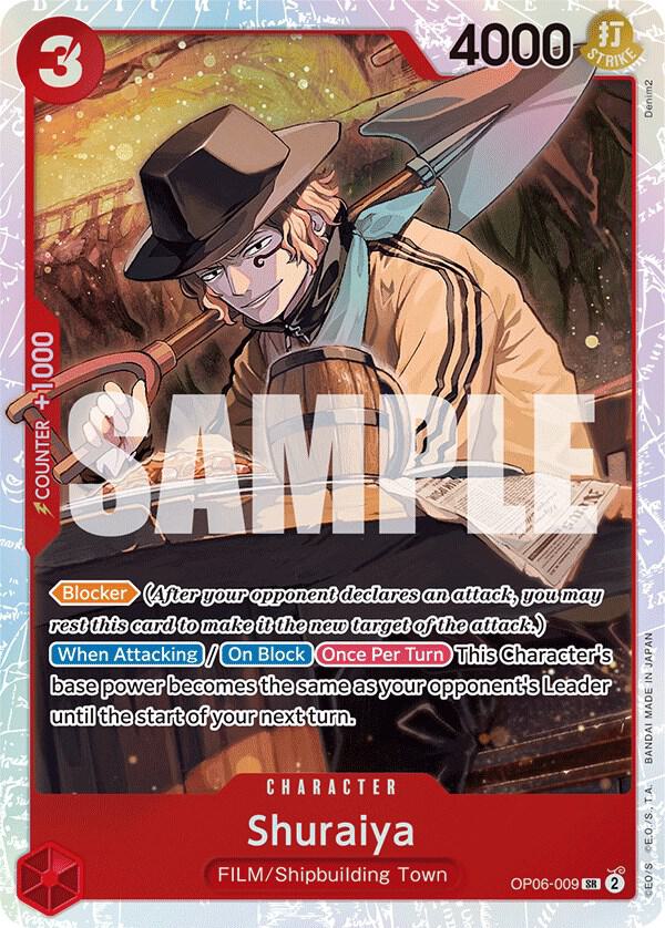Shuraiya - OP06-009 - Super Rare Foil (Inglés Foil NM)