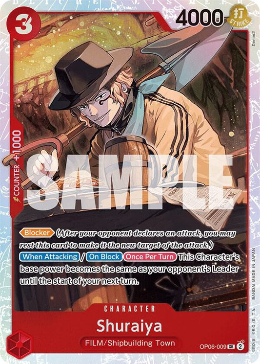 Shuraiya - OP06-009 - Super Rare Foil (Inglés Foil NM)