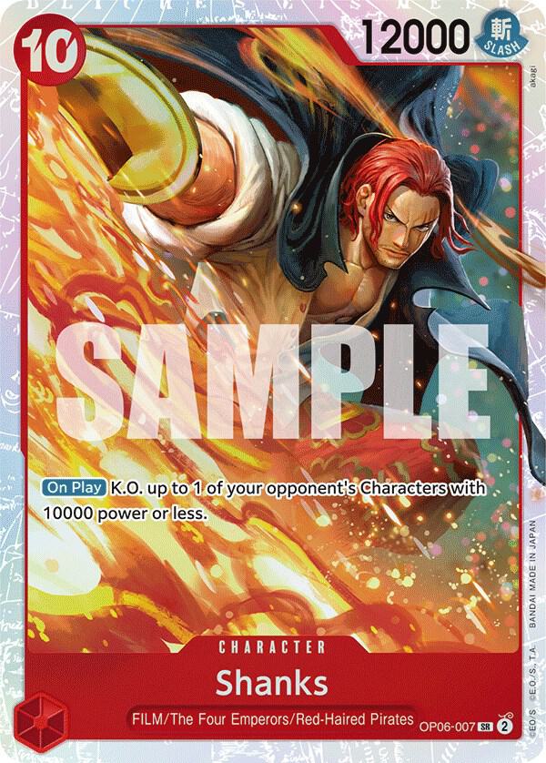 Shanks - OP06-007 - Super Rare Foil (Inglés Foil NM)