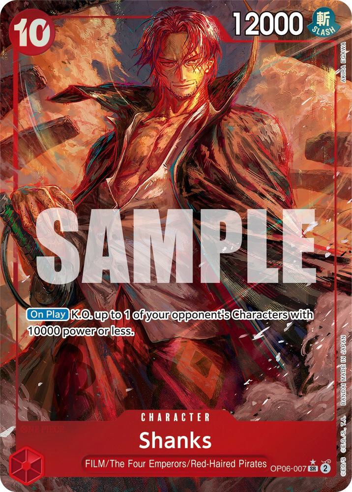 Shanks (Alternate Art) - OP06-007 - Alternate Art Foil (Inglés Foil NM)