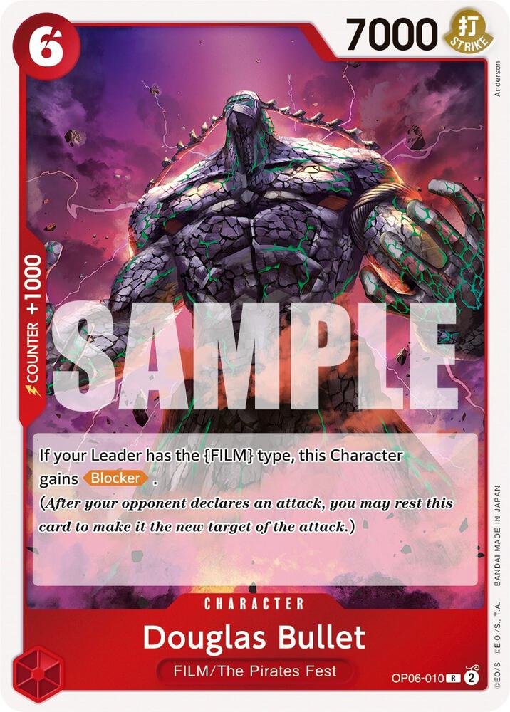Douglas Bullet - OP06-010 - Rare Foil (Inglés Foil NM)