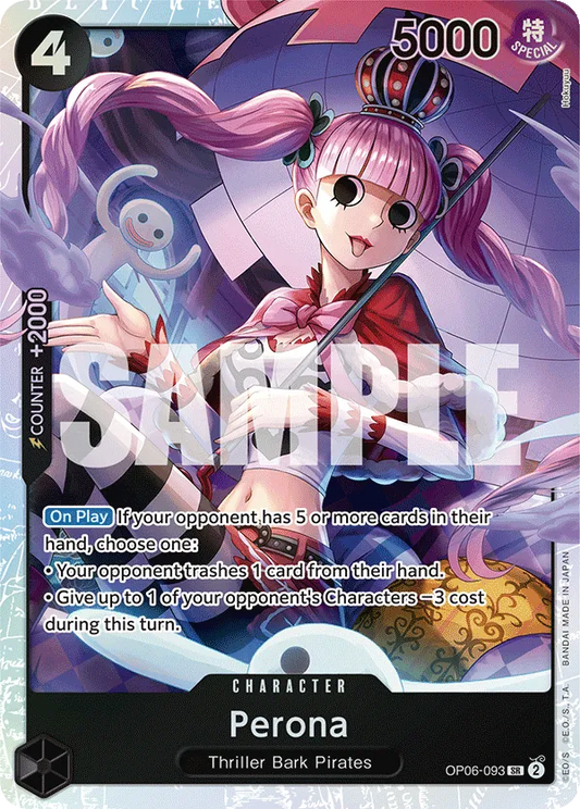 Perona (093) - OP06-093 - Super Rare Foil (Inglés Foil NM)