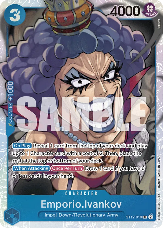 Emporio.Ivankov - ST12-010 - Super Rare Foil (Inglés Foil NM)