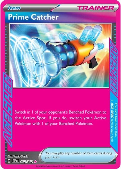 Prime Catcher - 157/162 - ACE SPEC Rare (Inglés Foil NM)