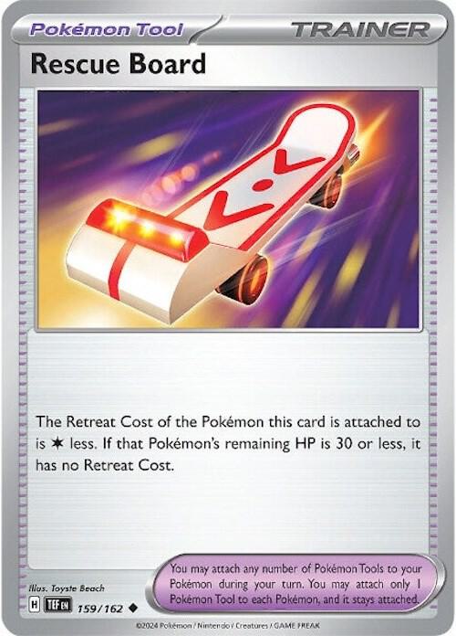 Rescue Board - 159/162 - Uncommon (Inglés NM)