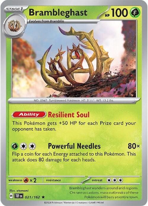 Brambleghast - 021/162 - Rare (Español Foil NM)