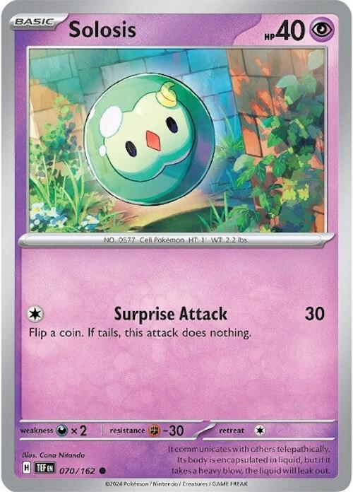 Solosis - 070/162 - Common (Español Reverse Holo NM)